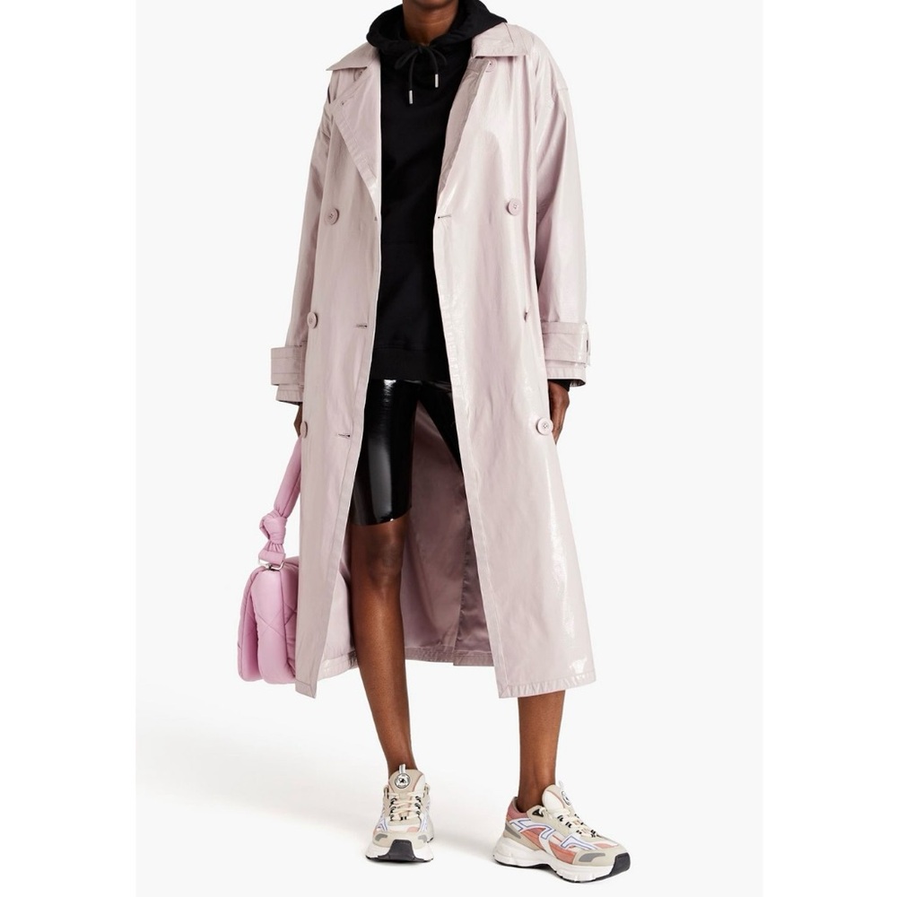 Women's Light Pink Trench Coat